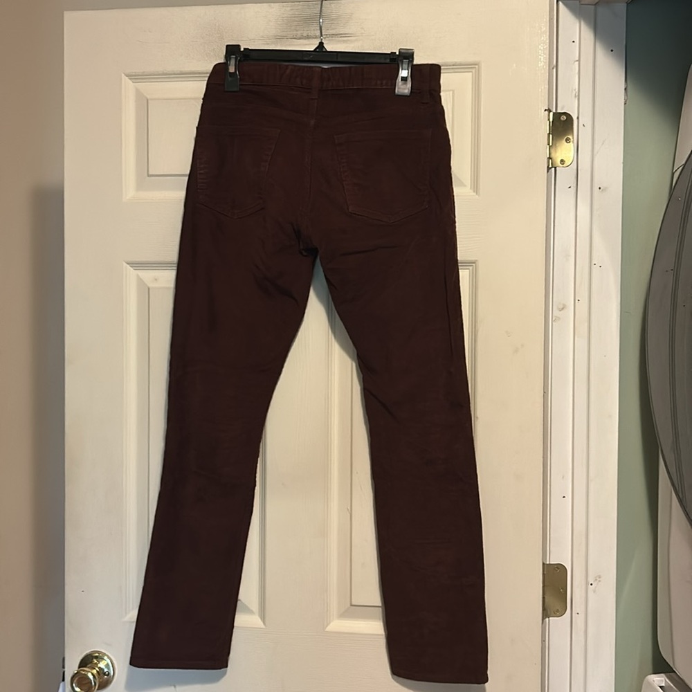 J.Crew Corduroy’s Size 28 Burgundy - Picture 6 of 7